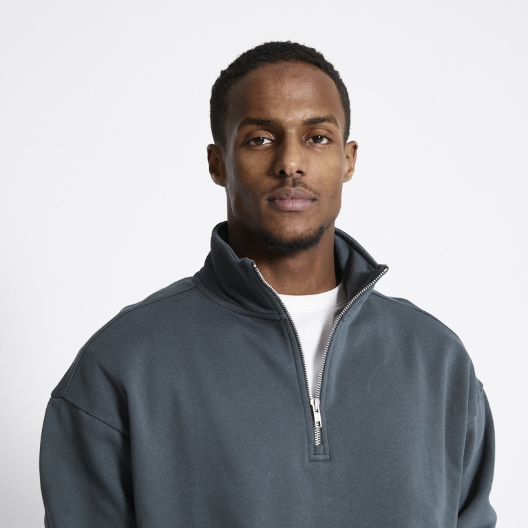 Halb-zip-sweatshirt "Frank"